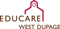 A red and brown logo for the ducane west durham.